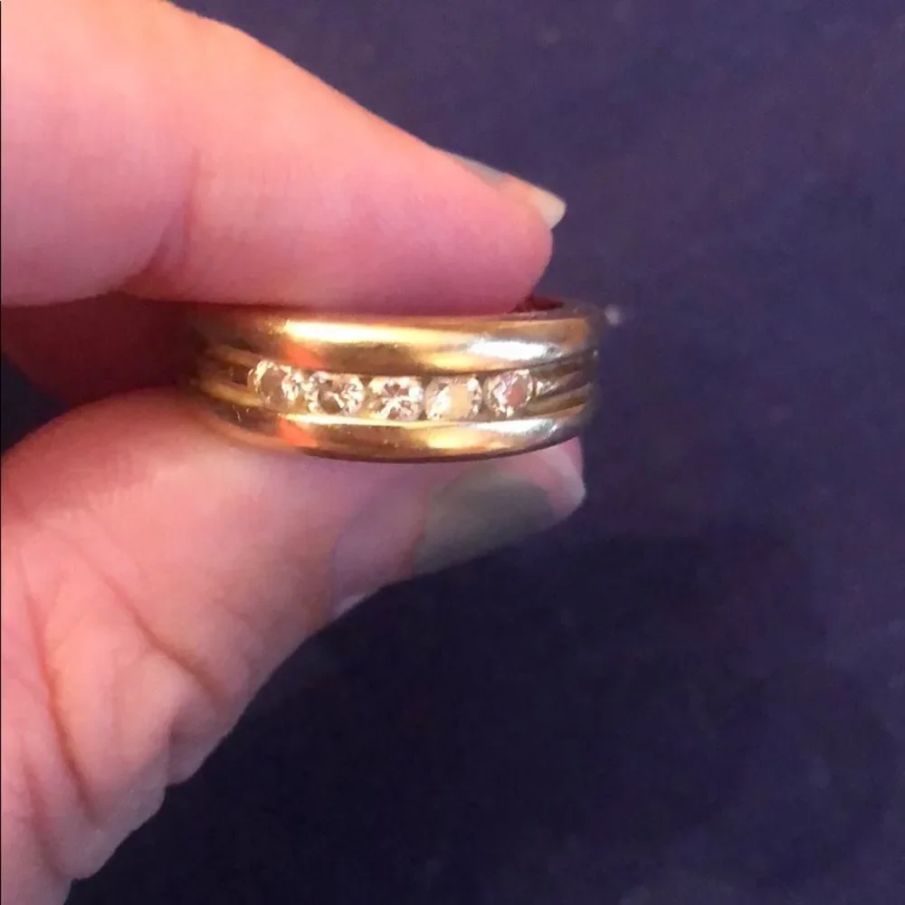 Gold and Diamond Ring